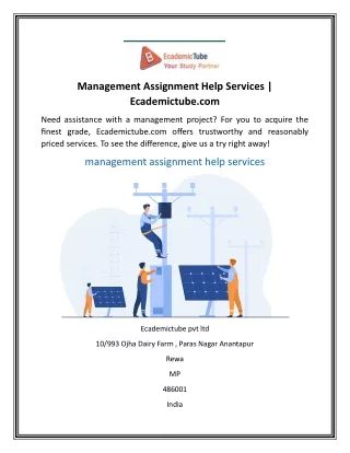 Management Assignment Help Services Ecademictube.com
