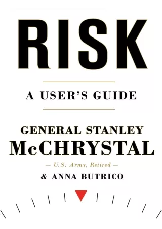 [PDF READ ONLINE] PDF_  Risk: A User's Guide epub