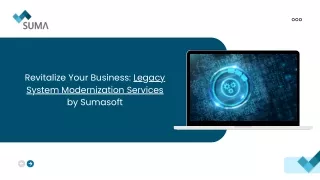 Legacy System Modernization Services