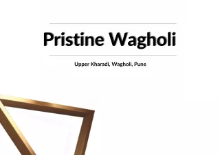 Pristine Wagholi Pune Brochure