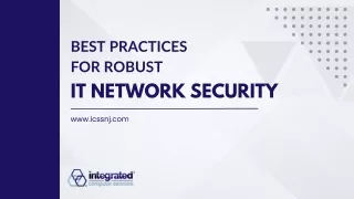 Best Practices for Robust IT Network Security