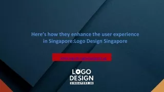 Here’s how they enhance the user experience in Singapore Logo Design Singapore