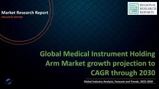 Medical Instrument Holding Arm Market growth projection to CAGR through 2030