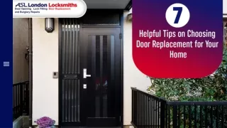 7 Helpful Tips on Choosing Door Replacement for Your Home