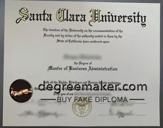 how can I order Santa Clara University degree certificate?