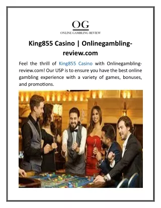 King855 Casino  Onlinegambling-review