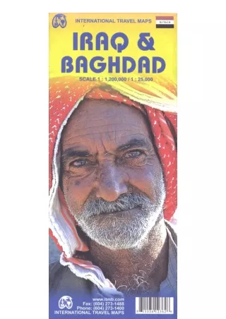 Download PDF Iraq 1 2M And Baghdad 1 25000 Travel Map International Travel Maps