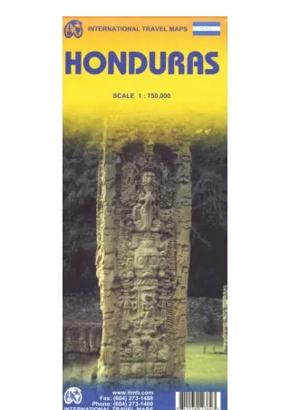 Download Honduras 1 750000 Travel Map full