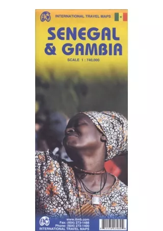 Download PDF Senegal 1 740000 And Gambia 1 340000 Travel Map free acces
