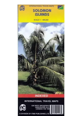 Download PDF Solomon Islands 1 900000 Travel Map International Travel Maps unlim