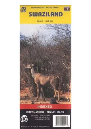 Ebook download Swaziland 1 250000 Travel Map Travel Reference Map full