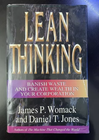 [PDF] DOWNLOAD READ [PDF]  Lean Thinking : Banish Waste and Create Wealth in You