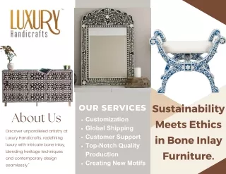 Sustainability Meets Ethics in Bone Inlay Furniture - PDF