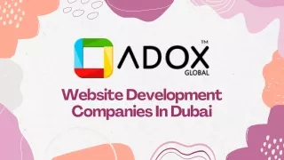 Website Development Companies In Dubai