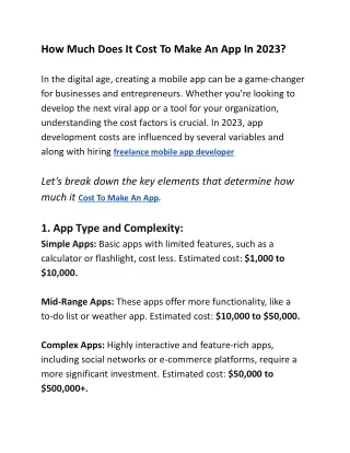 How Much Does It Cost to Make an App in 2023?