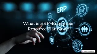 What is ERP ( Enterprise Resource planning): A Comprehensive Guide