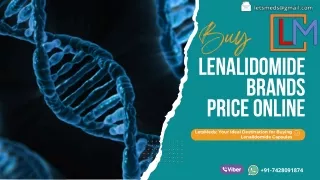 Generic Lenalidomide Capsules Brands Price Online Philippines