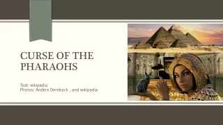 Curse of The Pharaohs