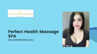 Massage Spa Dubai  Perfecthealthspa.com