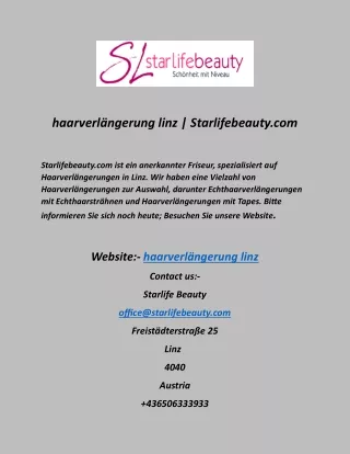 haarverlängerung linz   Starlifebeauty com