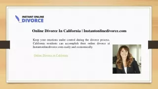 Online Divorce In California  Instantonlinedivorce