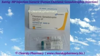 Eutrig-HP Injection (Generic Human Chorionic Gonadotrophin Injection)