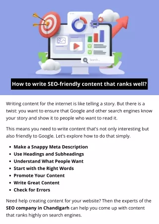 How to write SEO-friendly content that ranks well?