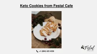 Keto Cookies from Festal Cafe