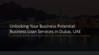 Business Loan Services