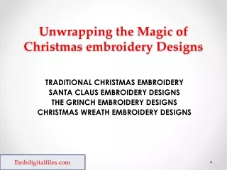 christmas embroidery designs