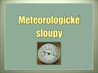 Meteorologicke sloupy (Yveta)