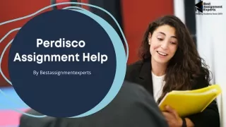 Perdisco Assignment Help -Best Assignment Experts