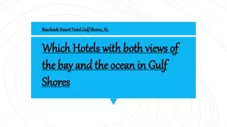 Book hotel rooms in Gulf Shores