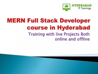 MERN Full Stack Developer Course in Hyderabad