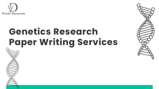 Genetics Research Paper Writing Services