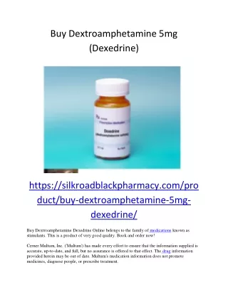 Buy Dextroamphetamine 5mg