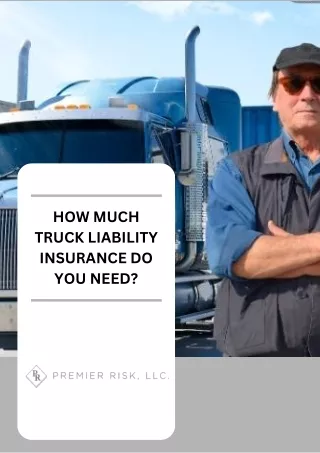 TRUCK LIABILITY INSURANCE PDF