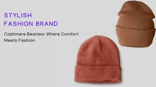 The Timeless Elegance of Cashmere Beanies