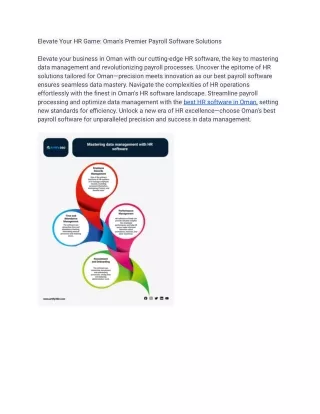 Mastering HR Data: Oman's Leading Software Solutions Revealed