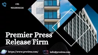 Premier Press release firm