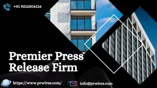 Premier Press release firm