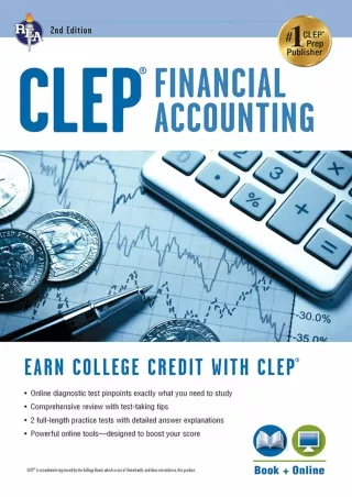 [PDF] DOWNLOAD DOWNLOAD/PDF  CLEP® Financial Accounting Book   Online (CLEP Test