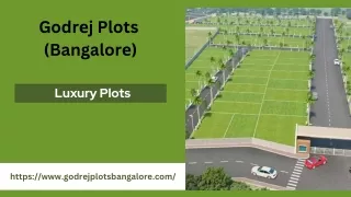 Godrеj Plots Bangalorе | Bеst Rеsidеntial Plots