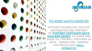 FortiGate FG-3200D/3200D-DC | NGFW High-end Series Firewall