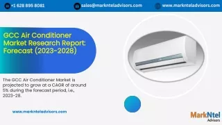 GCC Air Conditioner Market Research Report: Forecast (2023-2028)