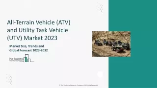 All-Terrain Vehicle (ATV) and Utility Task Vehicle (UTV)
