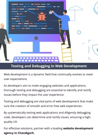 Testing and Debugging in Web Development