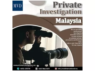 Private Investigation Malaysia