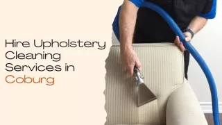 Hire Upholstery Cleaning Services in Coburg