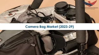 Camera Bag Market Key Players and Strategies 2023-2029